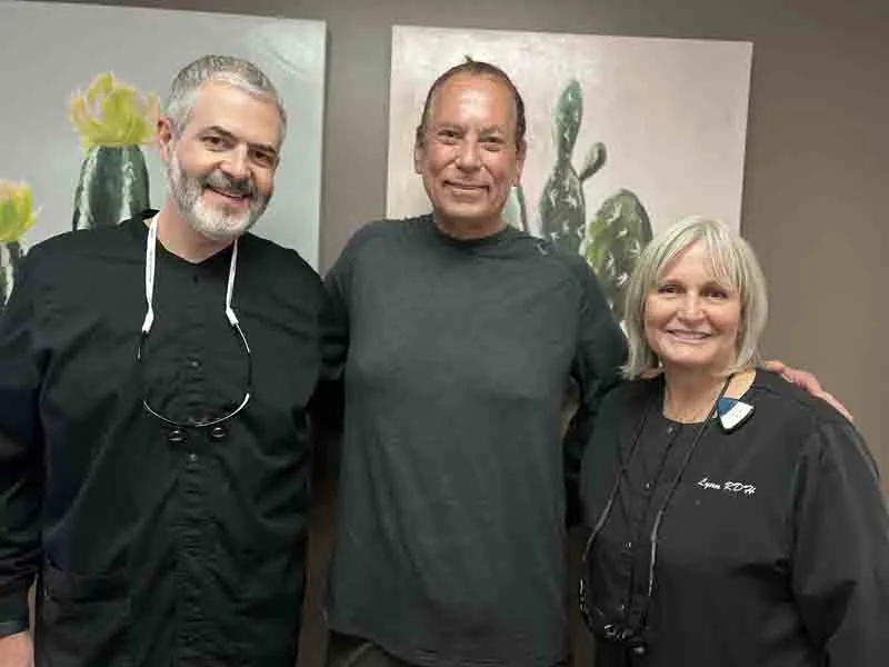 dental implants patient at Scottsdale Dental Arts