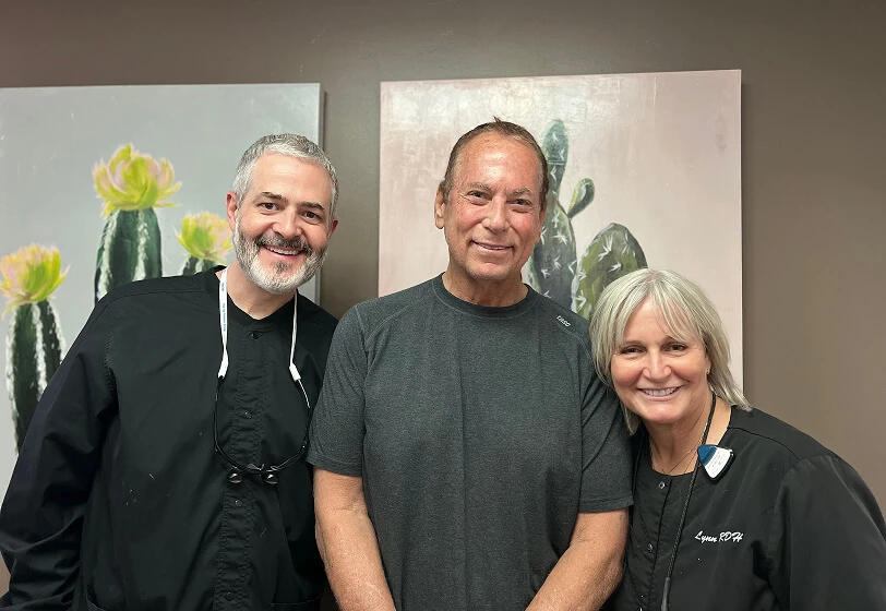 Scottsdale dentist Dr. Jason McCargar with his team